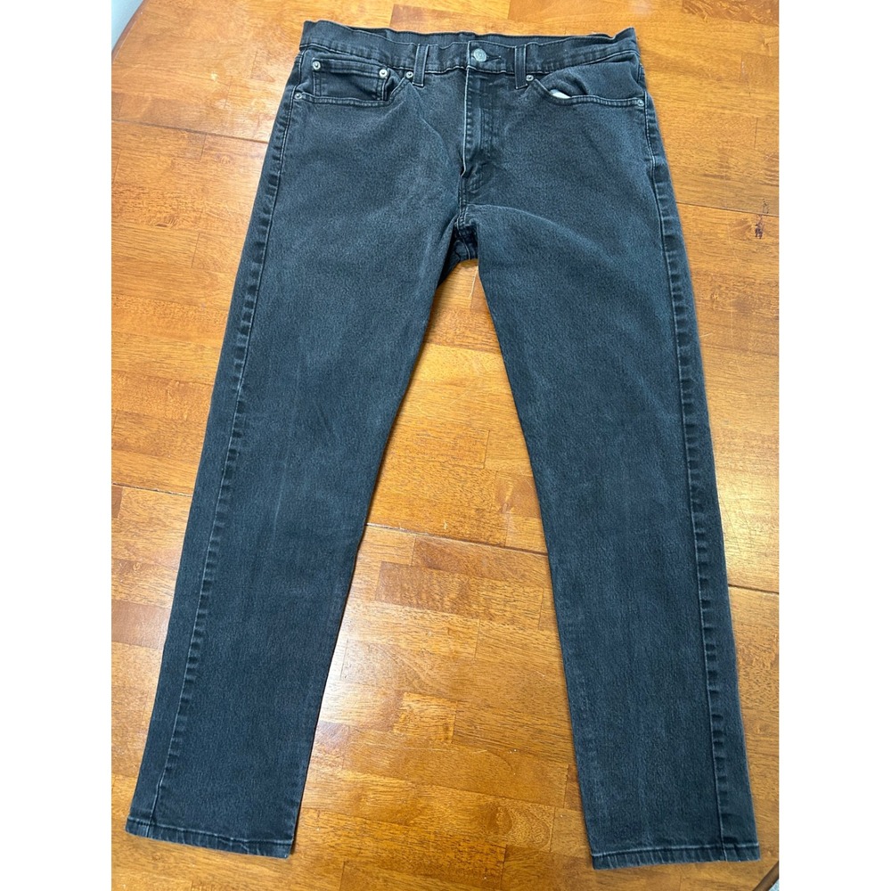 Levi's 511 Slim Fit Jeans Mens 34x32 Black Denim Stretch